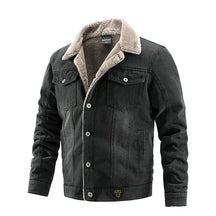 Jaqueta jeans masculina Raffenzi RZ062 com interior forrado, design sofisticado e isolamento térmico para máximo conforto e elegância.