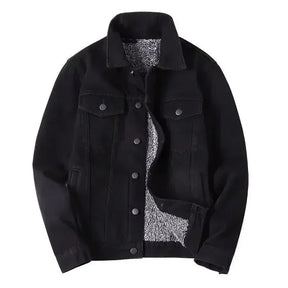 Jaqueta jeans masculina Raffenzi RZ053 com corte ajustado, design sofisticado e conforto para um visual moderno e versátil.