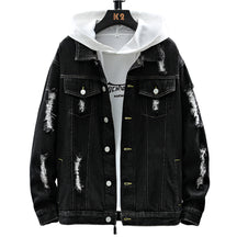 Jaqueta Jeans Masculina Raffenzi RZ058 com design moderno, jeans premium e acabamento sofisticado para um visual autêntico e versátil.