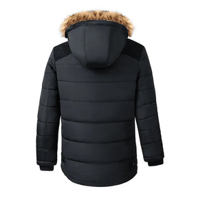Jaqueta masculina acolchoada Raffenzi RZ039 com design moderno, proteção térmica e caimento sofisticado para looks versáteis e elegantes.