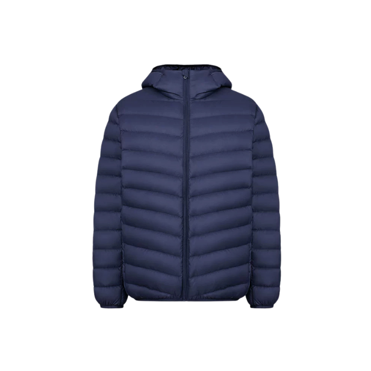 Jaqueta masculina puffer Raffenzi RZ002 com enchimento de alta densidade, conforto térmico e design moderno para um inverno mais elegante