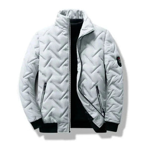 Jaqueta Masculina Raffenzi RZ060 com isolamento térmico, ajuste impecável e design versátil, ideal para conforto e estilo nos dias frios.