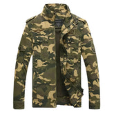 Jaqueta masculina camuflada Raffenzi RZ071, com forro térmico e design moderno para proteção e estilo em dias frios.