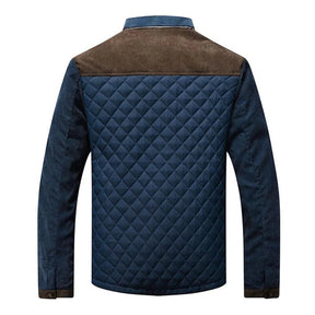 Jaqueta masculina Raffenzi RZ079 com design casual, forro acolchoado e bolsos funcionais, ideal para conforto e estilo em qualquer ocasião.