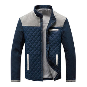 Jaqueta masculina Raffenzi RZ079 com design casual, forro acolchoado e bolsos funcionais, ideal para conforto e estilo em qualquer ocasião.
