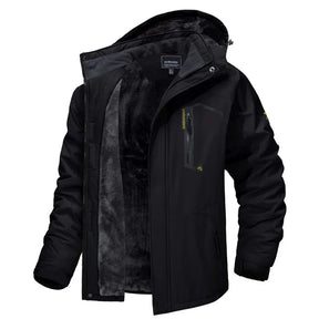 Jaqueta masculina forrada Raffenzi RZ035, proteção térmica eficiente para frio intenso e ideal para climas rigorosos e aventuras ao ar livre.