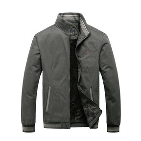Jaqueta masculina forrada Raffenzi RZ083, com forro de algodão e bolsos funcionais, ideal para conforto térmico e estilo nos dias frios.