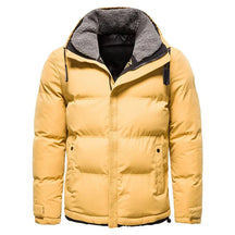 Jaqueta masculina puffer Raffenzi RZ040 com forro em lã, ideal para proteção térmica e visual sofisticado nos dias frios.