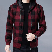 Jaqueta Masculina Xadrez Raffenzi RZ064 com isolamento eficiente, modelagem confortável e acabamento refinado para elegância e proteção nos dias frios.