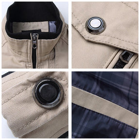 Jaqueta Motociclista Masculina Raffenzi RZ089 com design esportivo, reforços de proteção e modelagem ajustada para conforto e segurança sobre duas rodas.
