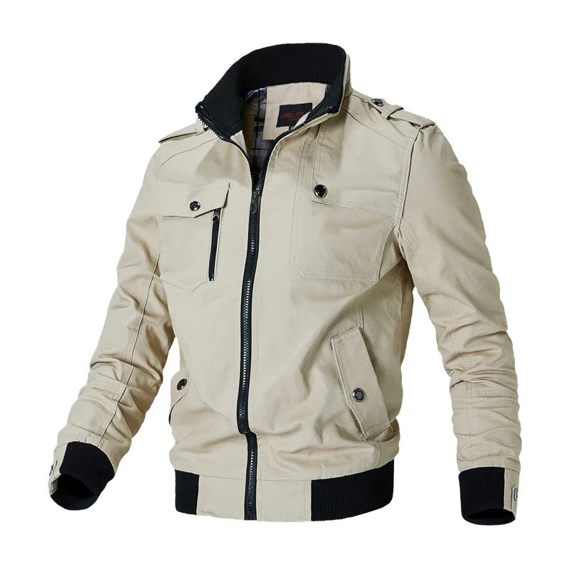 Jaqueta Motociclista Masculina Raffenzi RZ089 com design esportivo, reforços de proteção e modelagem ajustada para conforto e segurança sobre duas rodas.