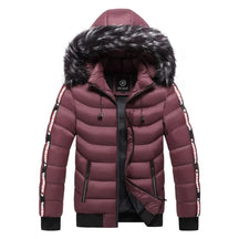 Jaqueta puffer masculina Raffenzi RZ034 com capuz forrado, ideal para conforto, proteção e estilo em dias frios.
