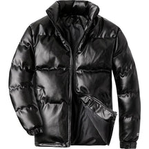 Jaqueta puffer masculina Raffenzi RZ024 com design moderno, isolamento térmico e acabamento espesso, ideal para estilo e proteção no inverno.