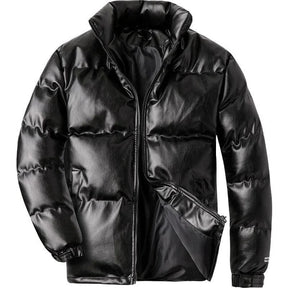 Jaqueta puffer masculina Raffenzi RZ024 com design moderno, isolamento térmico e acabamento espesso, ideal para estilo e proteção no inverno.