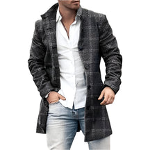 Sobretudo Raffenzi RZ122, design elegante em lã, perfeito para inverno e outono com sofisticação e conforto térmico.
