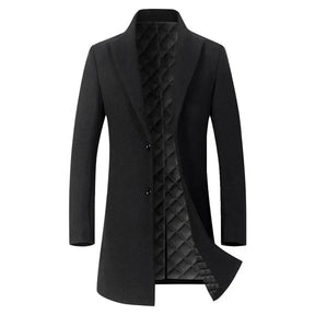 Sobretudo Raffenzi RZ129, design sofisticado em lã com forro aquecido, perfeito para climas frios com elegância e conforto.