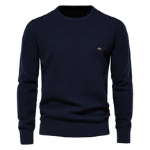 Suéter Raffenzi RZ135, design slim fit, perfeito para ocasiões casuais ou formais com sofisticação, conforto e estilo em lã.