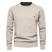 Suéter Raffenzi RZ135, design slim fit, perfeito para ocasiões casuais ou formais com sofisticação, conforto e estilo em lã.