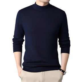 Suéter Raffenzi RZ140, design refinado, perfeito para ocasiões casuais ou formais com sofisticação, calor e conforto em lã.