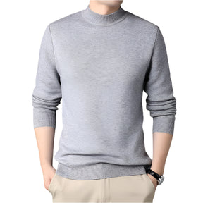 Suéter Raffenzi RZ140, design refinado, perfeito para ocasiões casuais ou formais com sofisticação, calor e conforto em lã.