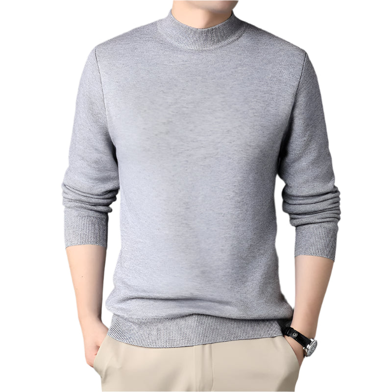 Suéter Raffenzi RZ140, design refinado, perfeito para ocasiões casuais ou formais com sofisticação, calor e conforto em lã.