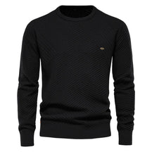 Suéter Raffenzi RZ135, design slim fit, perfeito para ocasiões casuais ou formais com sofisticação, conforto e estilo em lã.